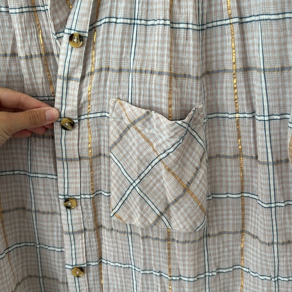 Free People Summer Plaid - Light Pink - Picture 6 of 8